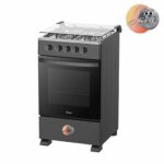 CUISINIERE MIDEA 4FEUX 50X55 NOIR SP5055T082BG – Image 2