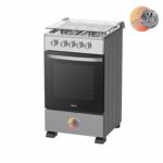 CUISINIERE MIDEA 4FEUX 50X55 GRIS SP5055T082SG