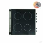 CUISINIERE ASTECH 4FEUX 60X60 ELECTRIQUE AVEC FOUR ELCTRIQUE INOX CK78PLFOEL – Image 2