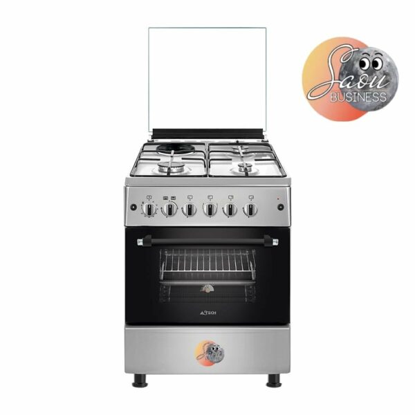Cuisinière Astech 4Feux 60X60 3Feux Gaz 1Feux Électrique + Four a Gaz EL31GEL