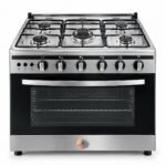 Cuisinière CAC 5Feux 90X60 Inox Full Option CAC90G