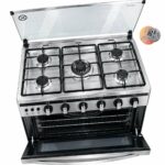 Cuisinière CAC 5Feux 90X60 Inox Full Option CAC90G – Image 2