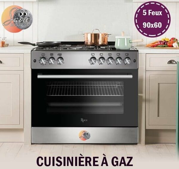 Cuisinière Roch 5Feux 90X60 Inox F9L50

G2IL/RGC90SS