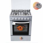 Cuisinière Astech 4Feux 60X60 a Gaz Avec Four a Gaz Inox MIS CSI60MS – Image 4