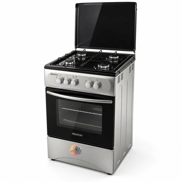 Cuisinière Electron 4Feux 50X50 Inox EL5050