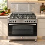 Cuisinière Electron 5Feux 90X60 Inox EL6090 – Image 3