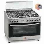 Cuisinière Electron 5Feux 90X60 Inox EL6090 – Image 2