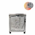 Cuisinière Astech 5Feux 80X60 A Gaz Avec Four A Gaz Full Option Inox 80MIS – Image 4