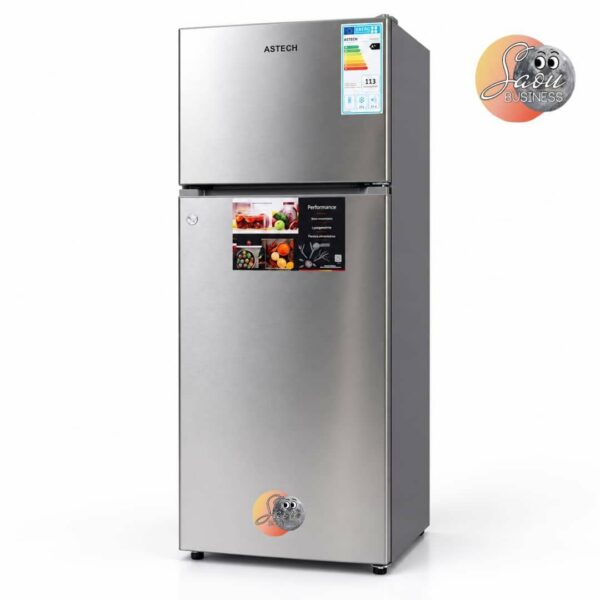 REFRIGERATEUR ASTECH 2PORTES GRIS FP261
